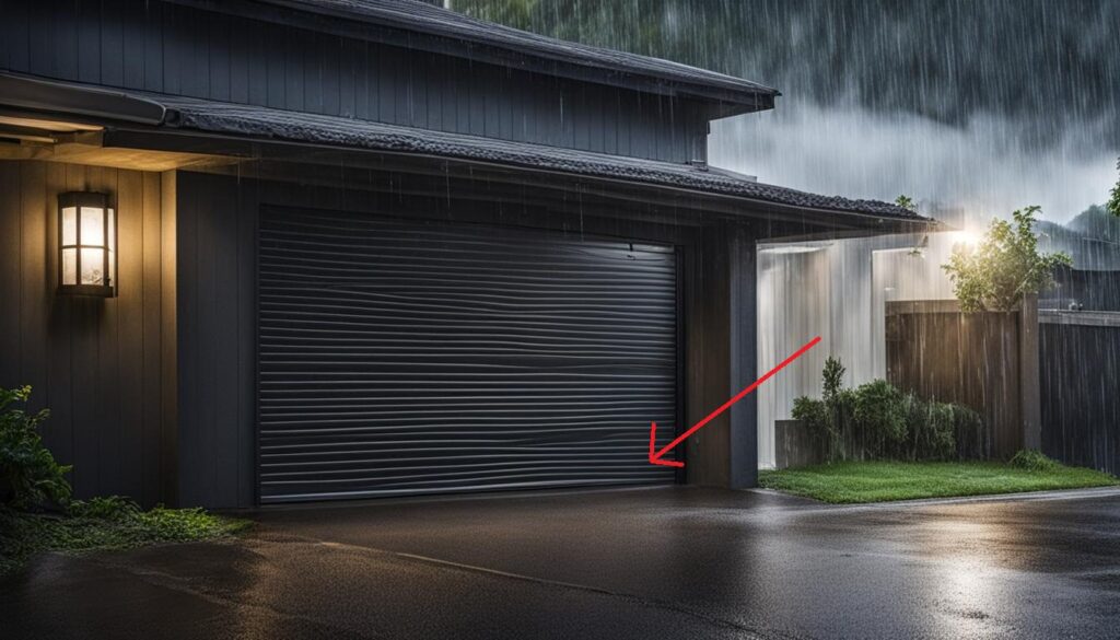 How to Stop Rain Coming Under Garage Door