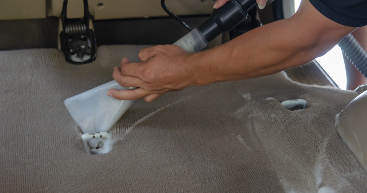 how to clean automobile carpet