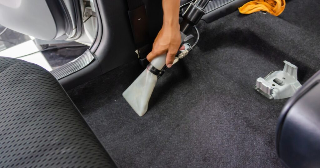 how to clean car carpet