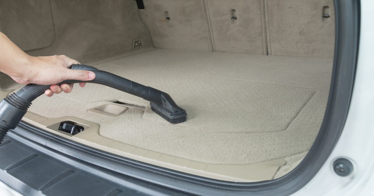 how to clean car trunk carpet