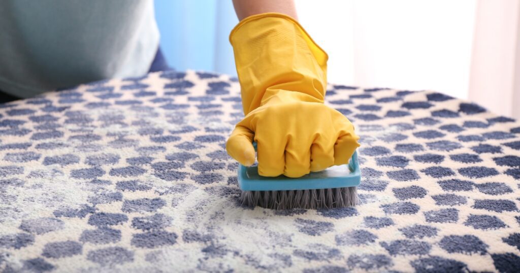 how to clean carpet without vacuum