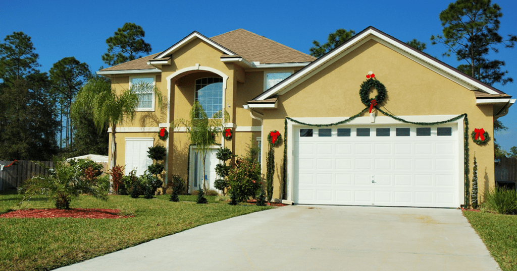 how to decorate garage door