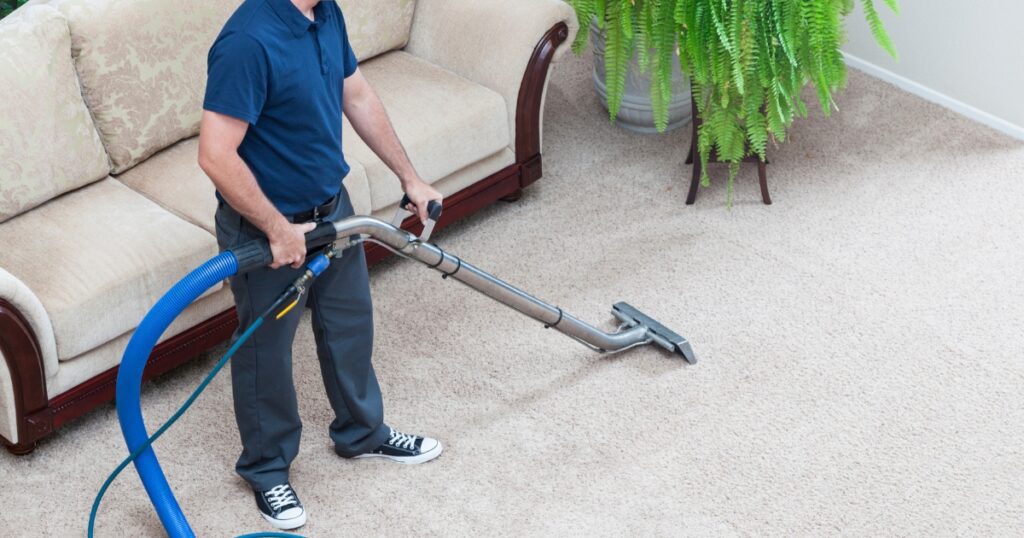 how to get dust out of carpet