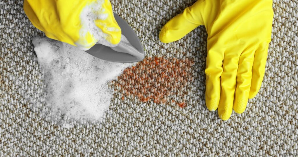 how to remove tough stains from car carpet