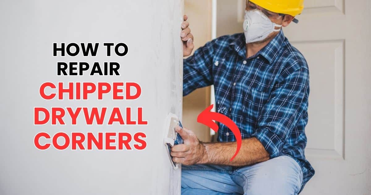 how to repair chipped drywall corners