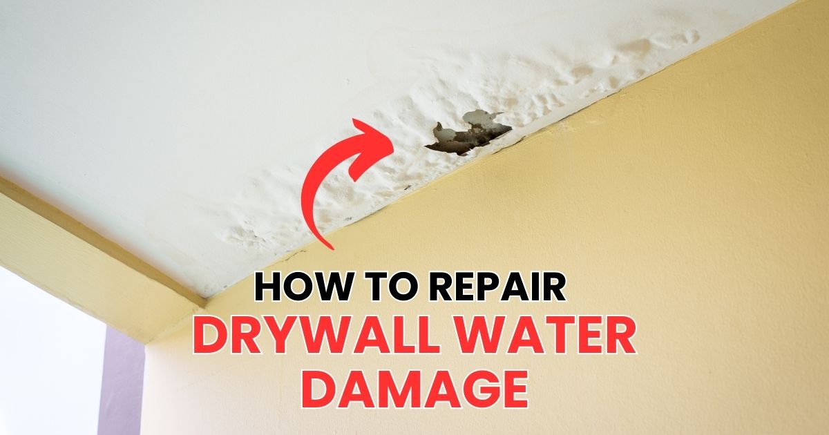 how to repair drywall water damage