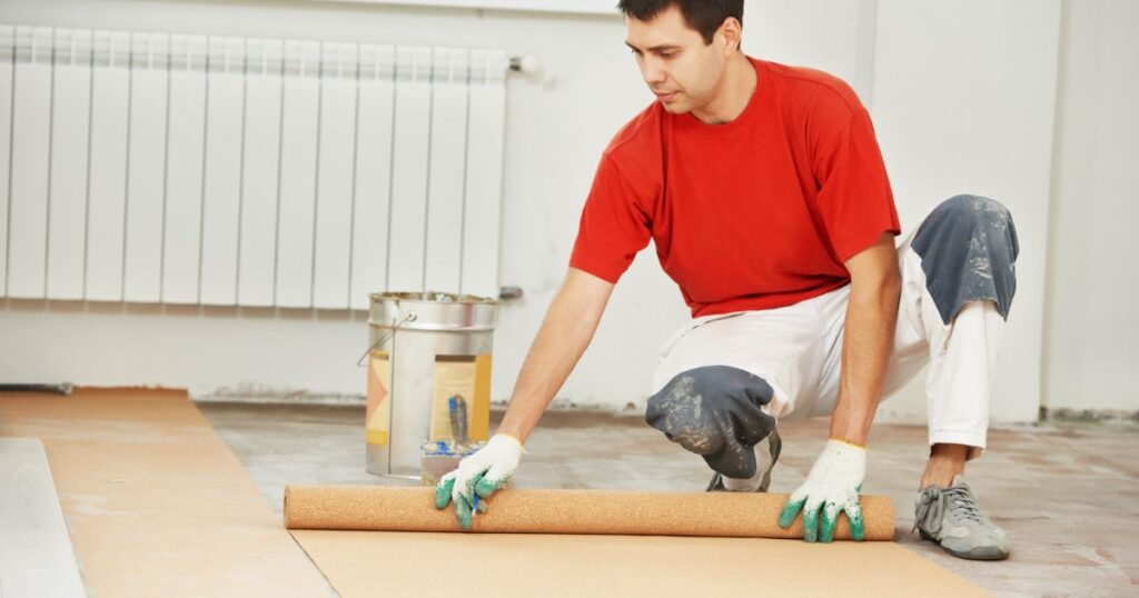 how to remove glued down laminate flooring