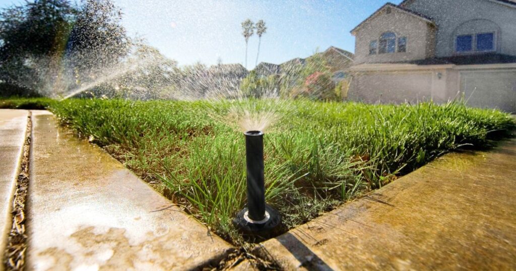 how to adjust k rain sprinkler heads