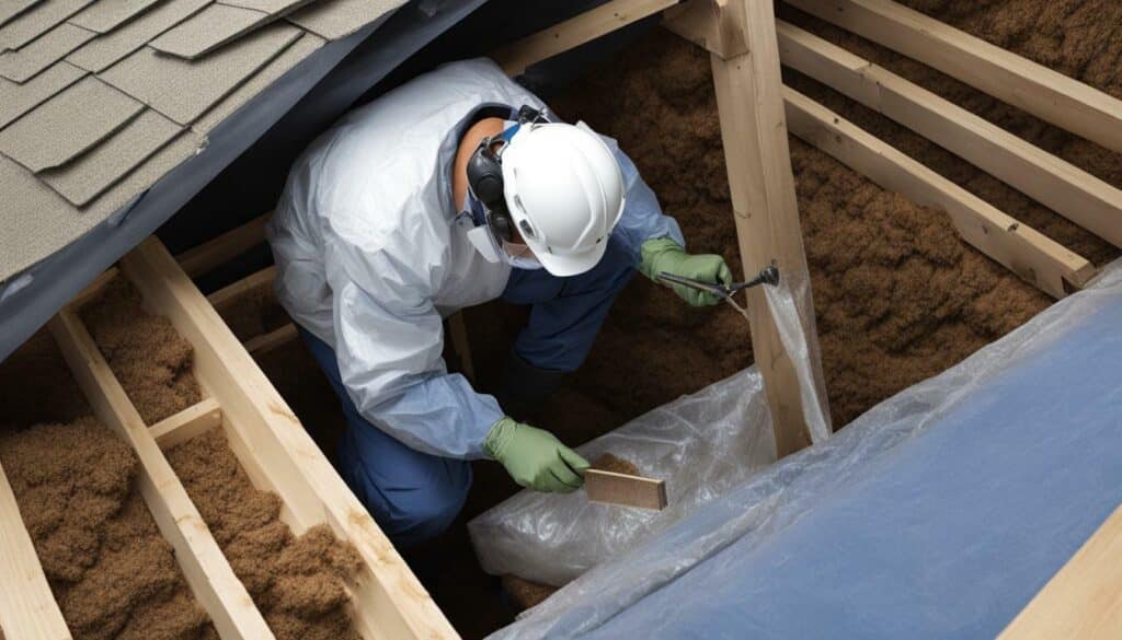 Asbestos Testing in Attic