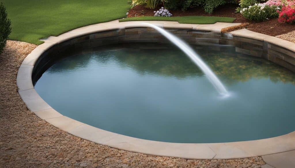 DIY pool draining with a hose
