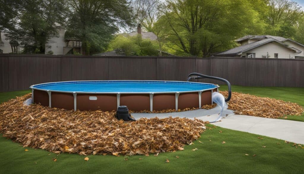 above ground pool draining tips