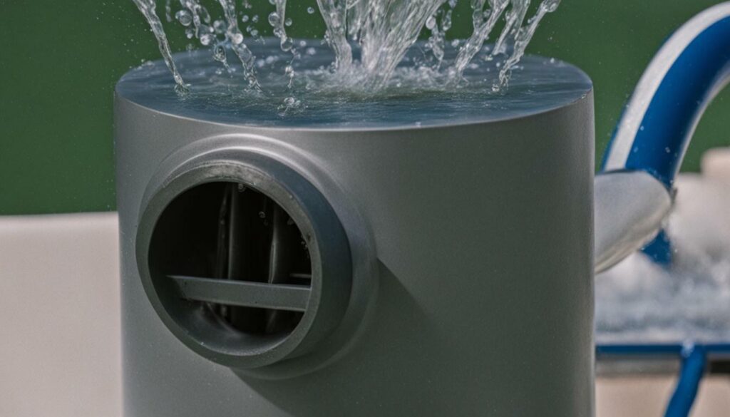 air leak in pool pump