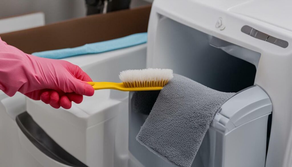 how to clean a dryer lint trap