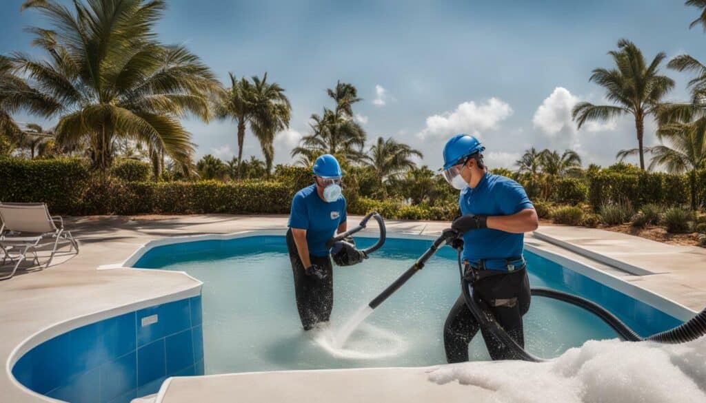 pool maintenance with sand filter