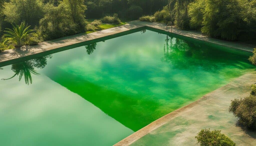 why is my pool still green after shocking