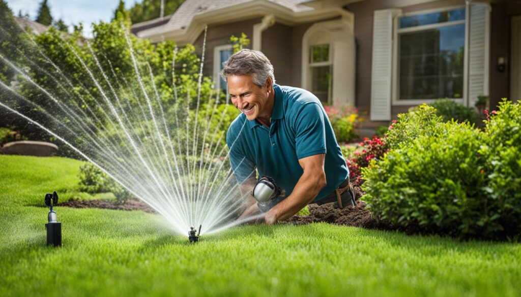 easy-to-install sprinkler