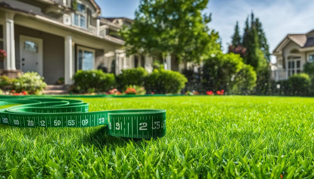 estimating sprinkler system costs by lawn size