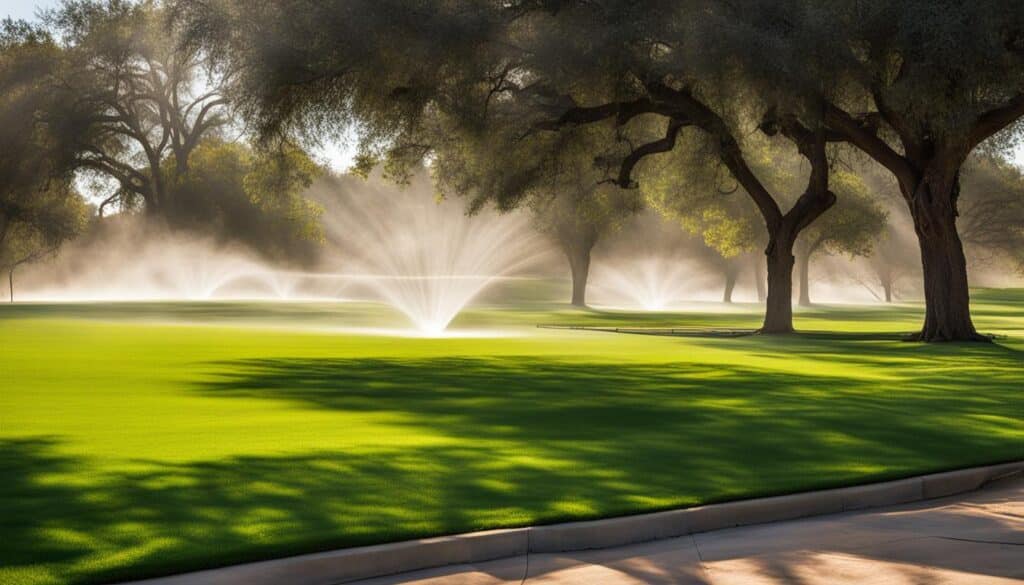 Best practices for sprinkler run time in Texas