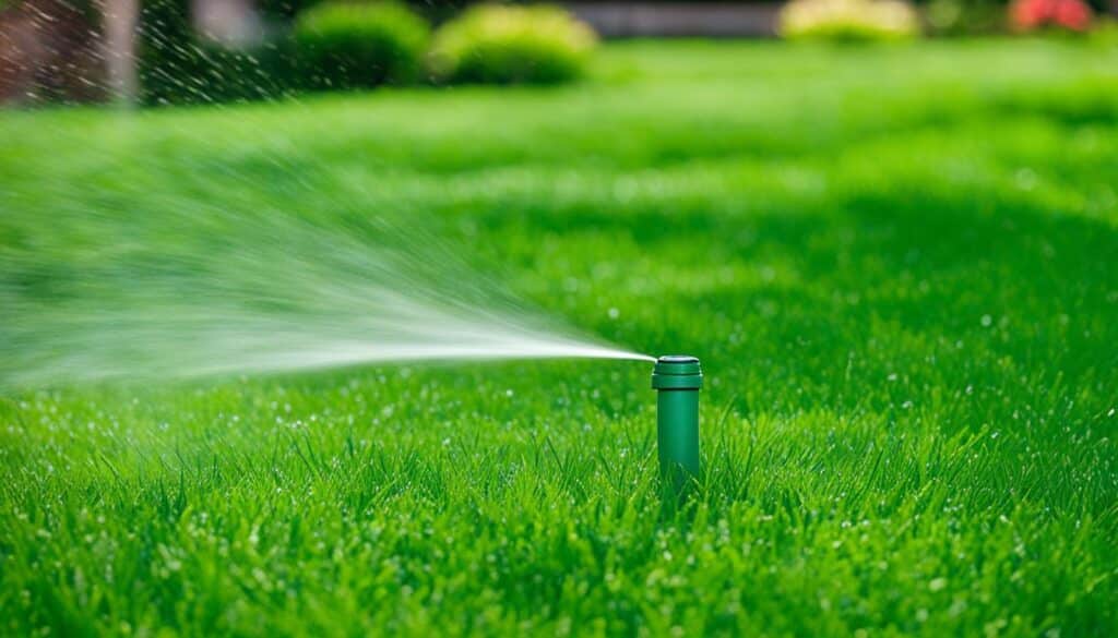 efficient water use for sprinklers in Texas