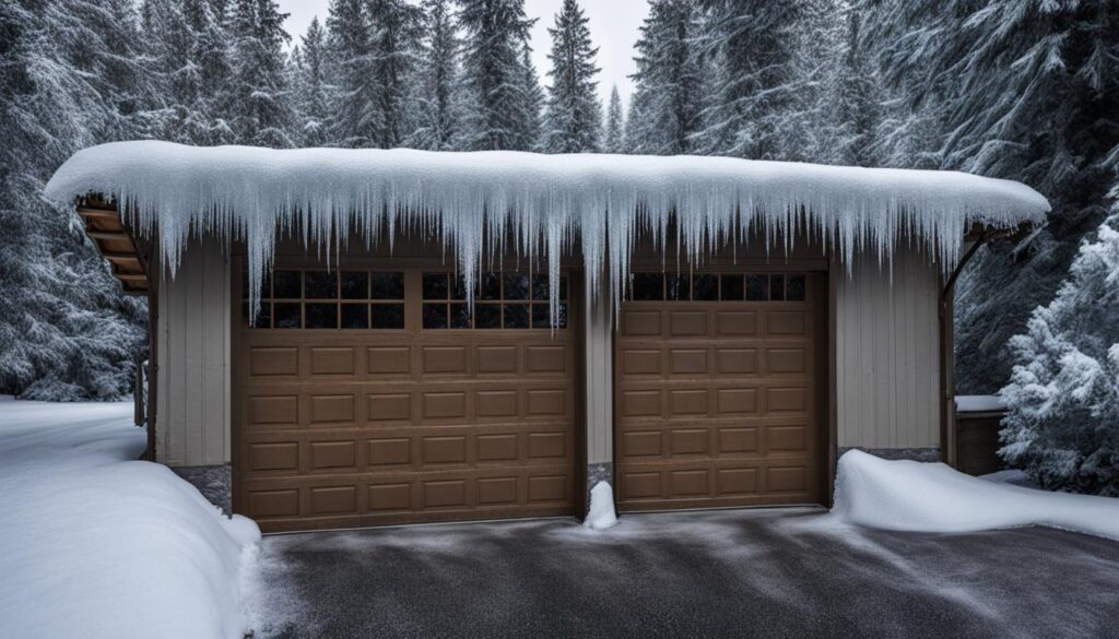 ice and the performance of garage doors