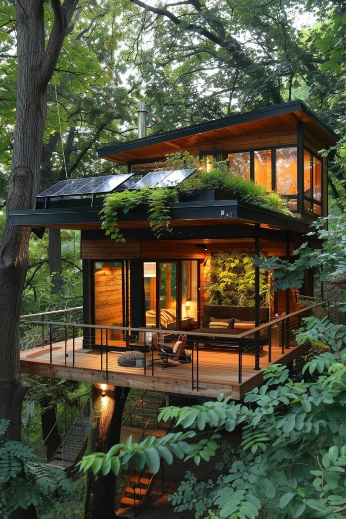 Eco-Haven: Harmonious Living in the Canopy