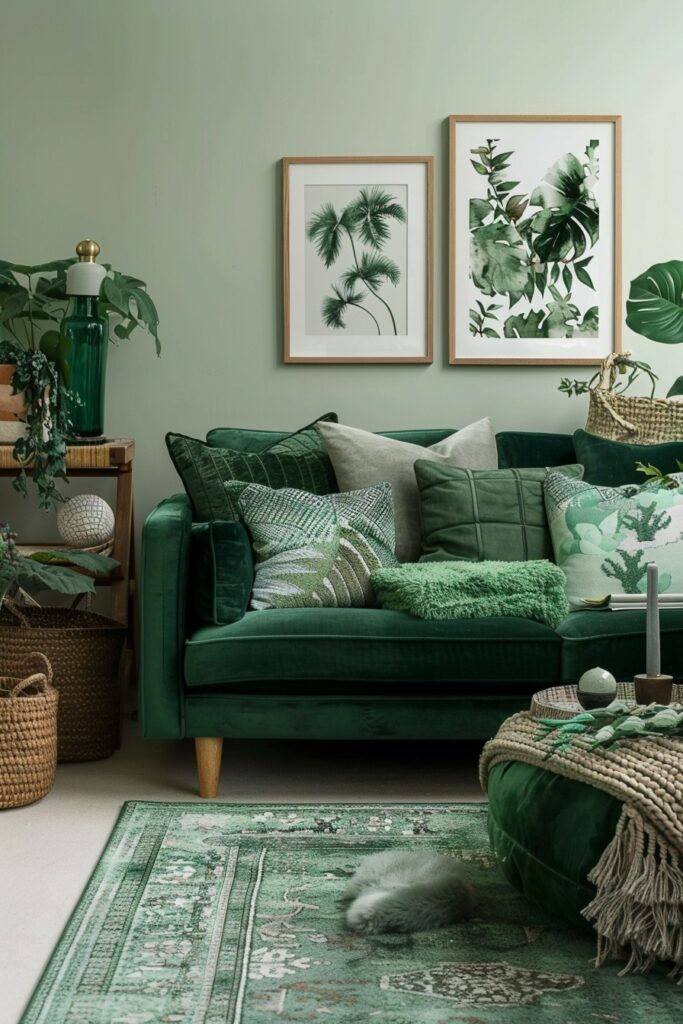 Verdant Delights: Inspirations for a Green Boho Bedroom