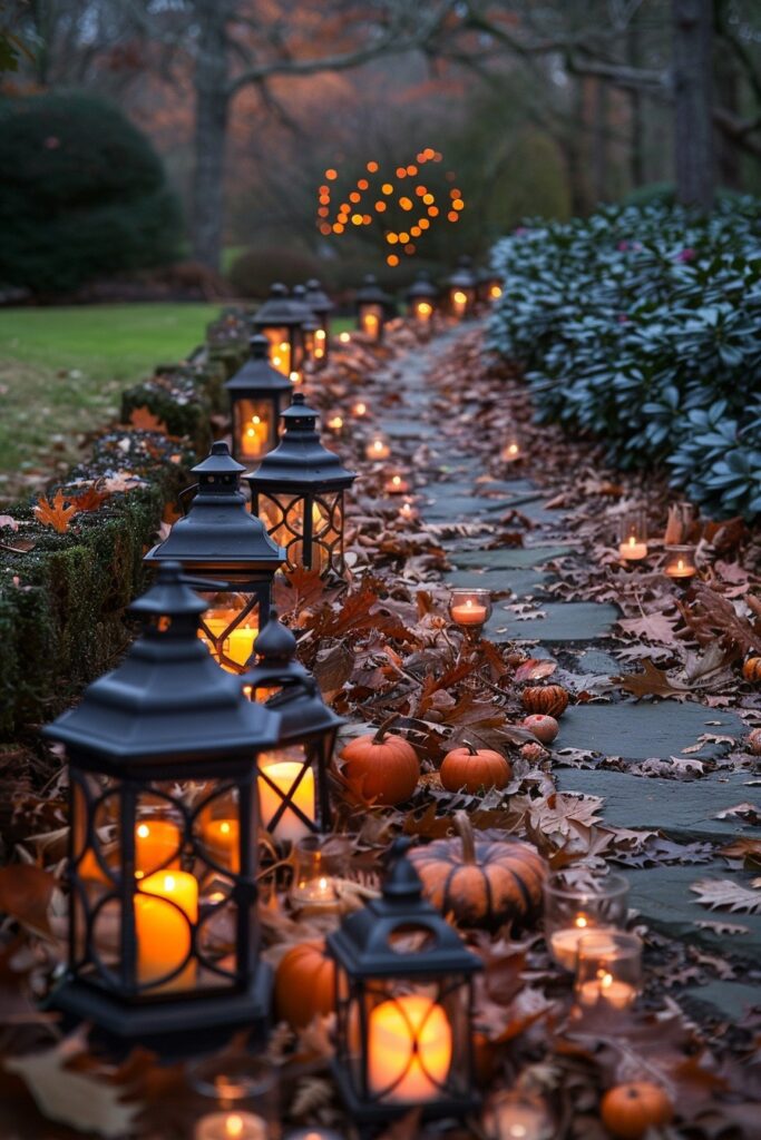 Outdoor Autumn Lantern Ideas