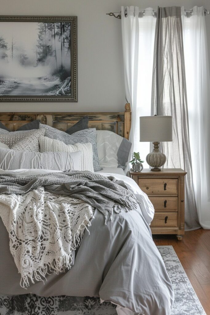 Magic of Mist: A Retreat in Grey Boho Style