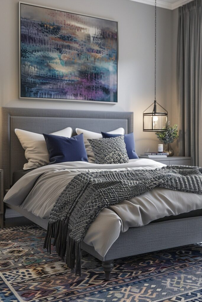 Charismatic Charcoal: Styling Tips for a Grey Boho Bedroom