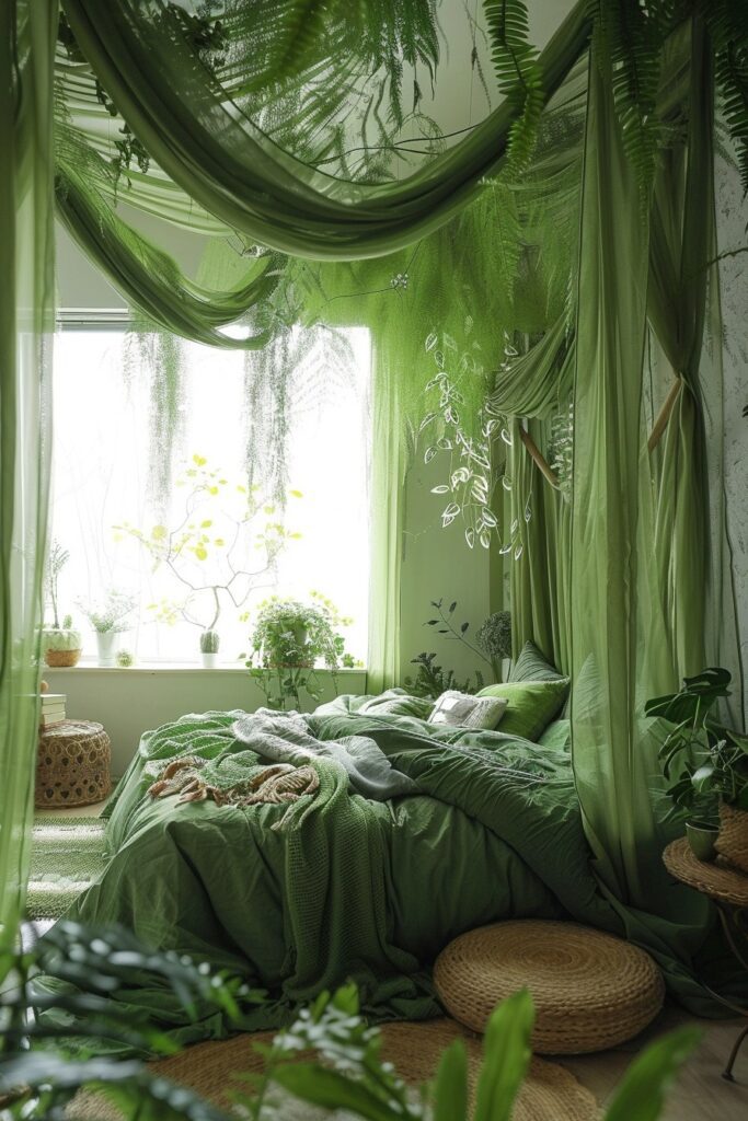 Jungle Hideaway: Green Boho Oasis Ideas