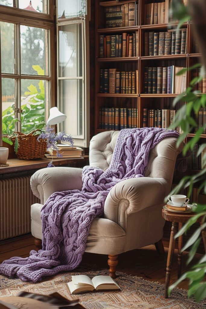 Lavender Boho Bedroom