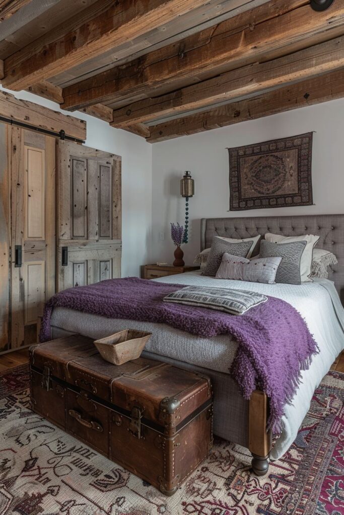 Lavender Boho Bedroom