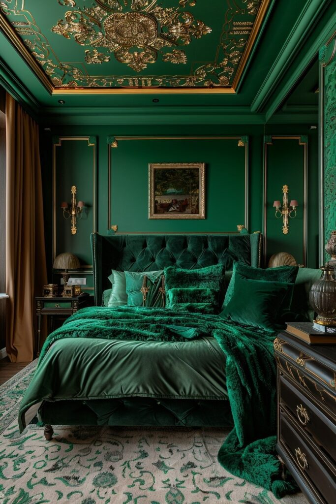 Emerald Haven: Art Deco Opulence