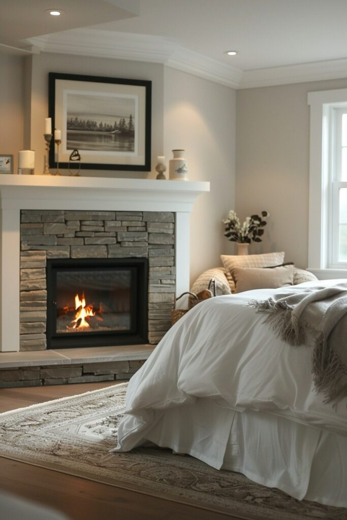 Compact Comfort: Small Bedroom Fireplaces