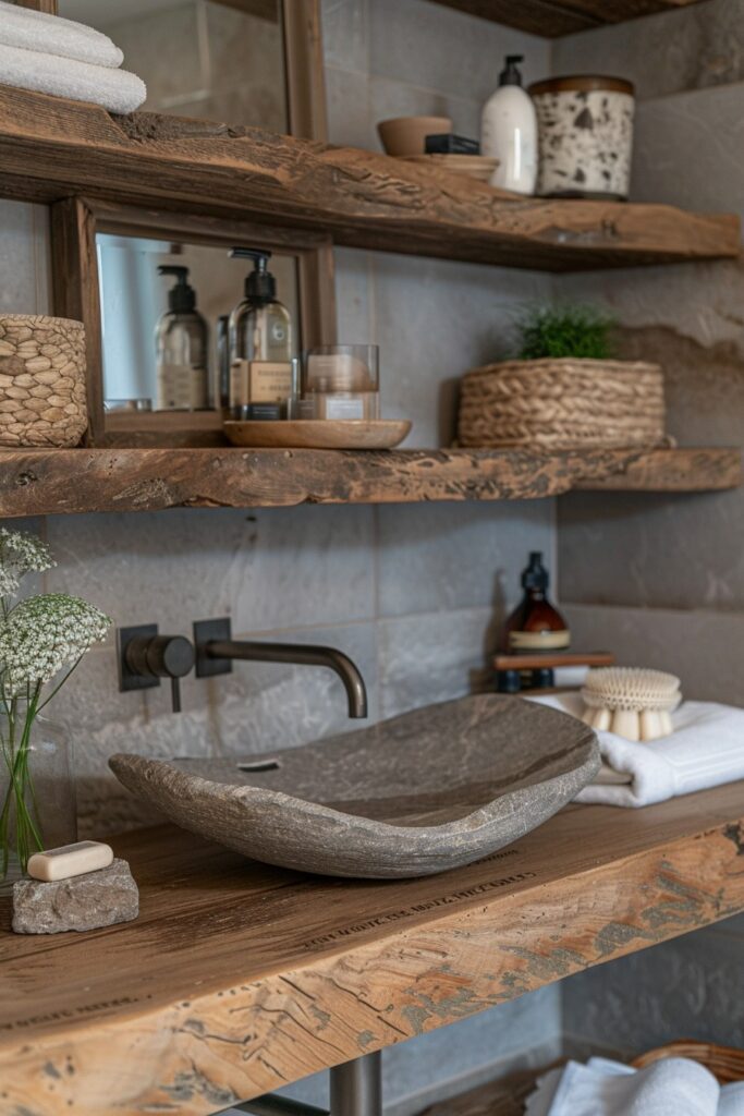 Raw Beauty: Rustic Boho Bathroom Ideas