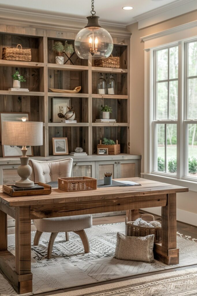 Rustic Office Nook