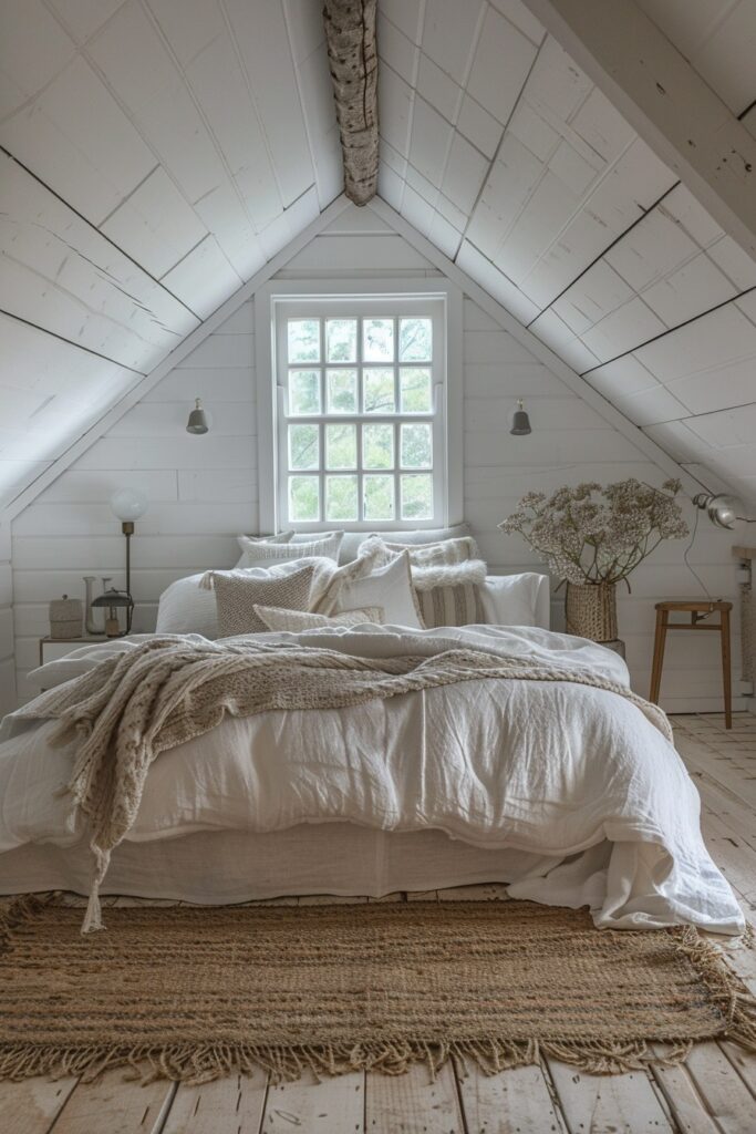 Scandinavian Simplicity Attic Bedroom