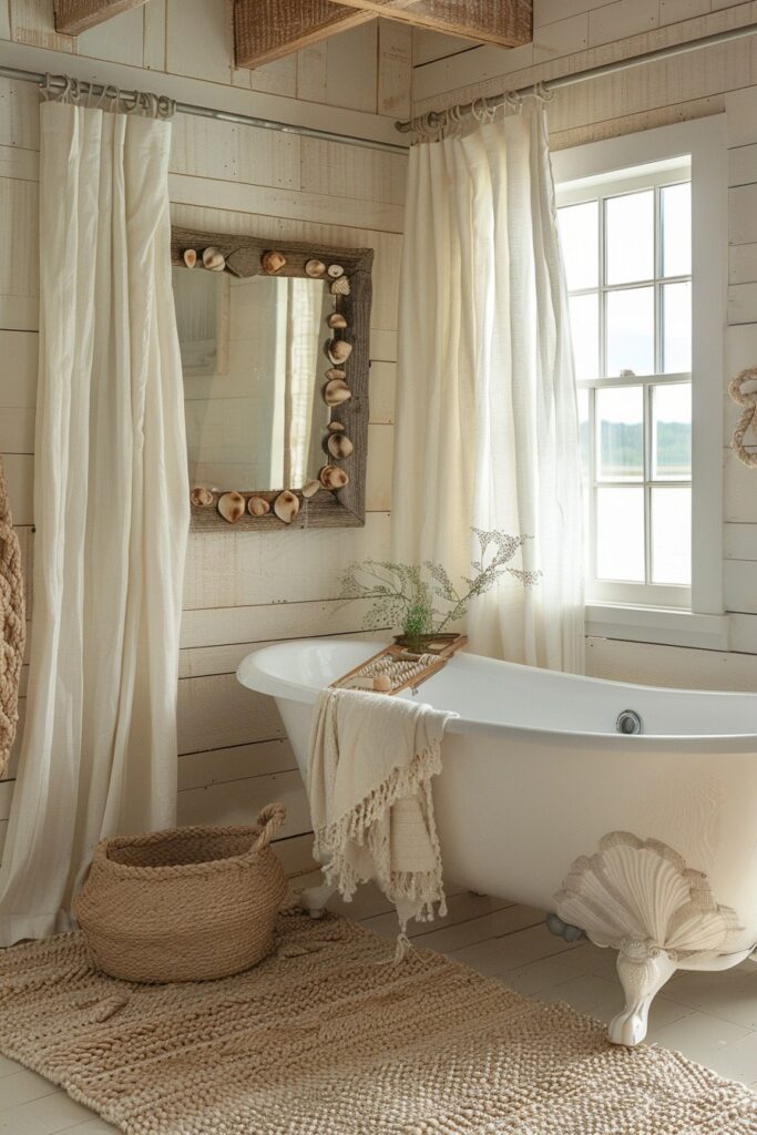 Coastal Boho: Seaside Bathroom Design