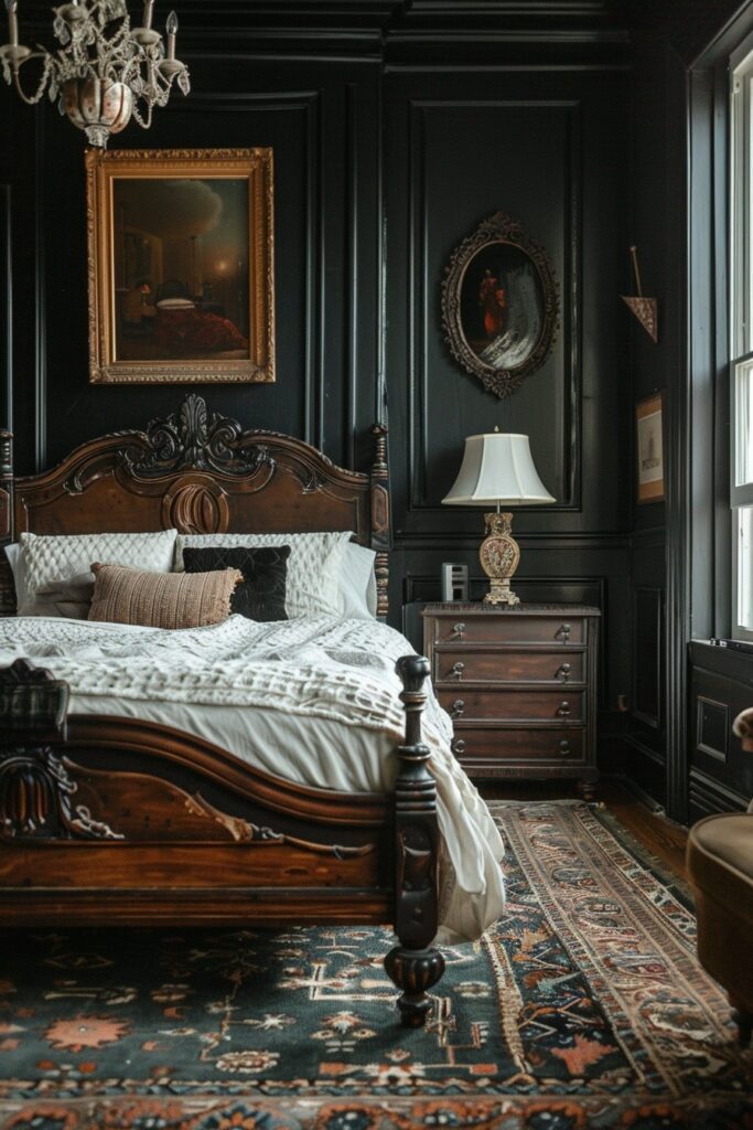 Vintage Black with Antique Touches