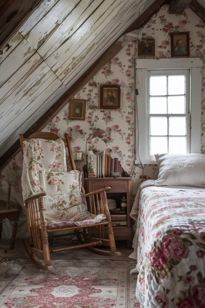 Cottage Charm Attic Bedroom