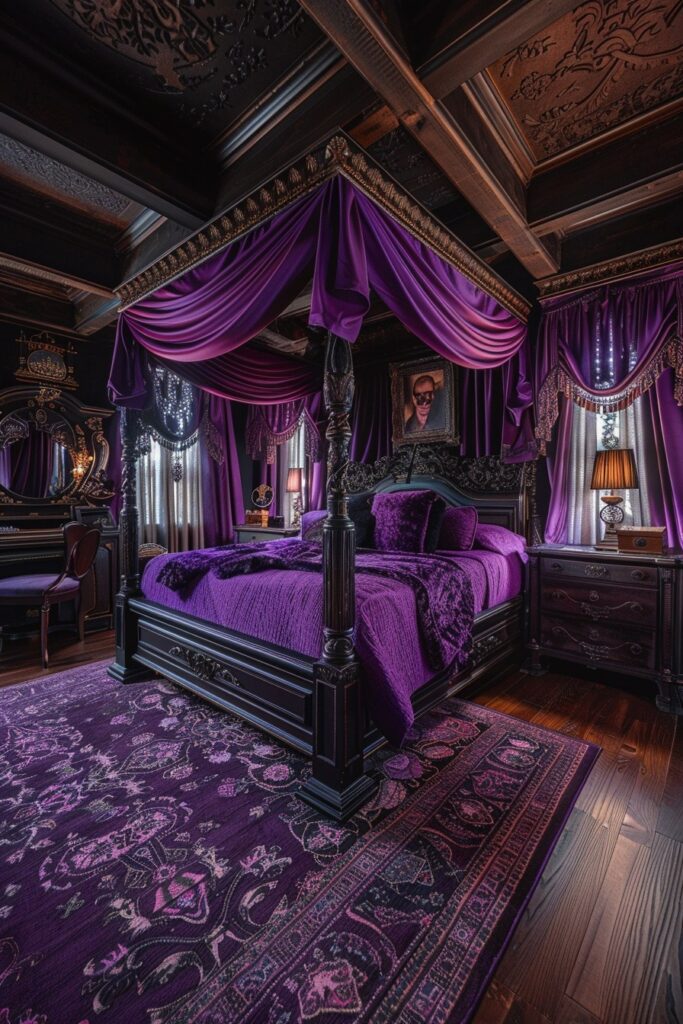 Regal Purple Wizard's Haven