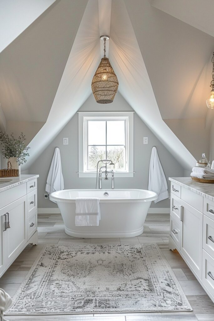 Sophisticated Attic Ensuite