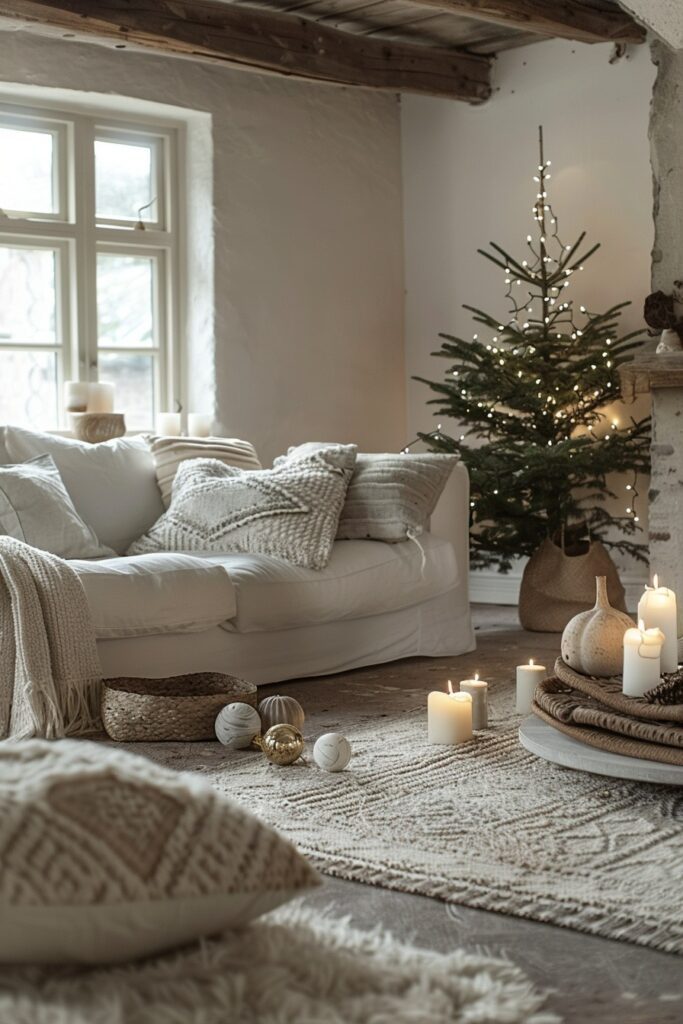 Festive Scandi Boho Holiday Decor