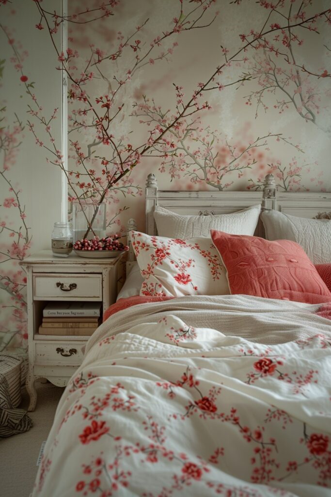 Cherry Blossom Bohemian Alcove