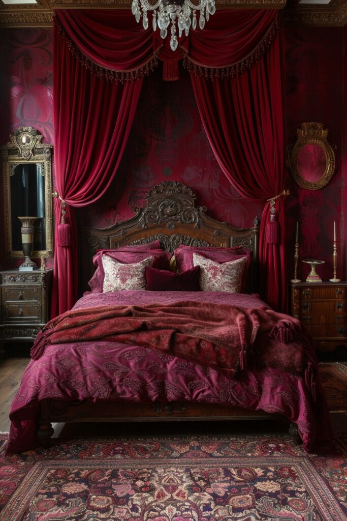 Regal Ruby Boho Chamber