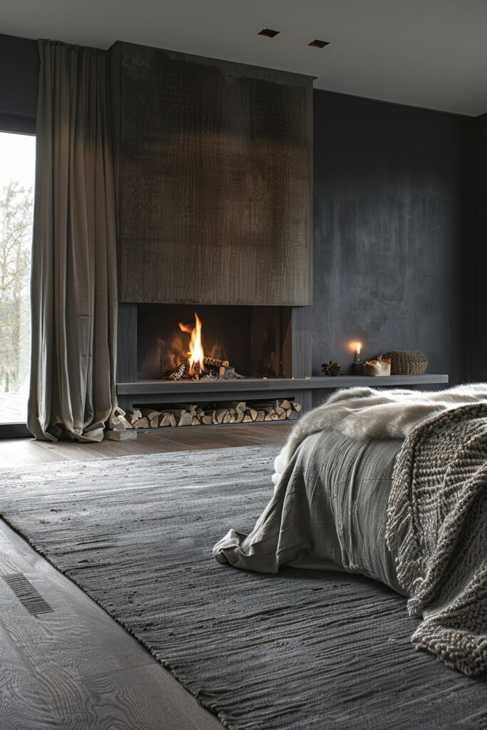 Subtle Sophistication: Elegant Bedroom Fireplaces