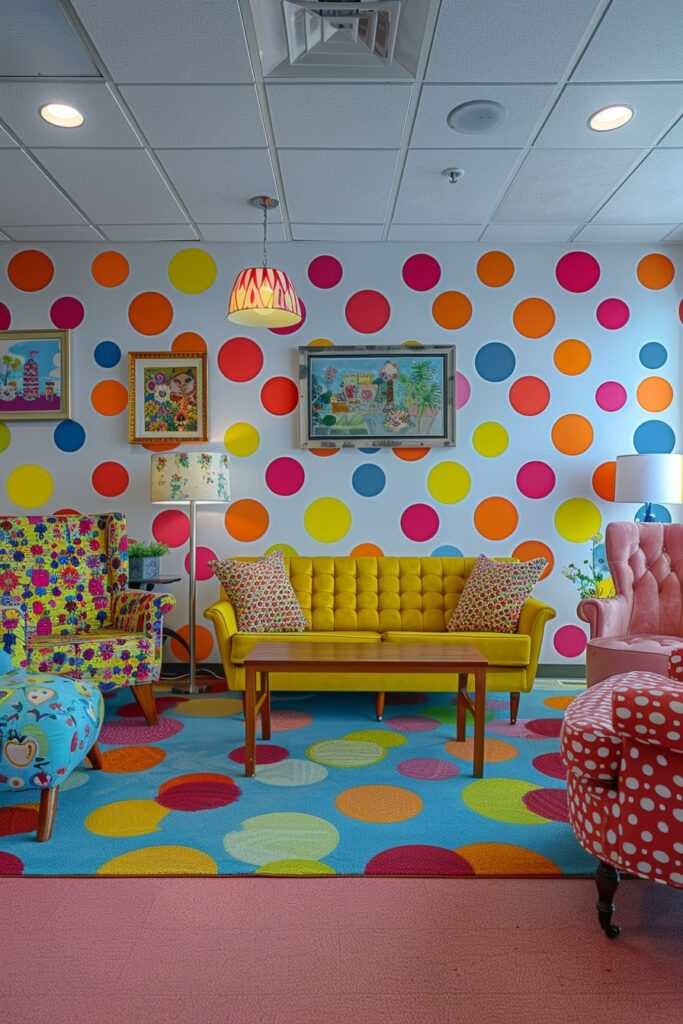 Fun Polka Dot Walls