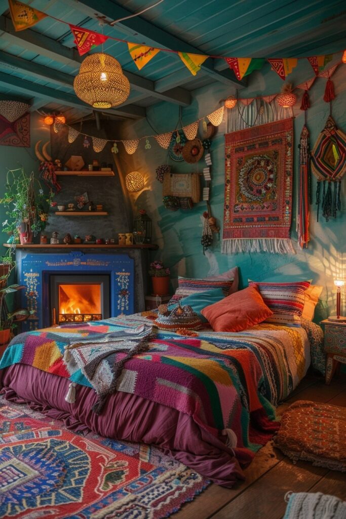 Fireside Festival Boho Bedroom