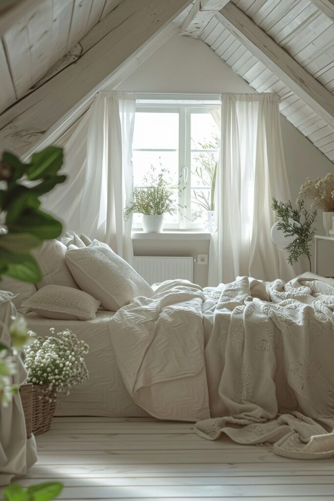 Light-Filled Attic Sanctuary