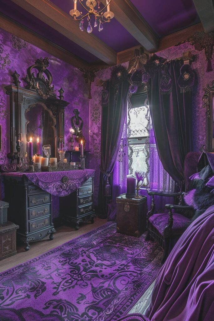 Grape Glamour Spell Room